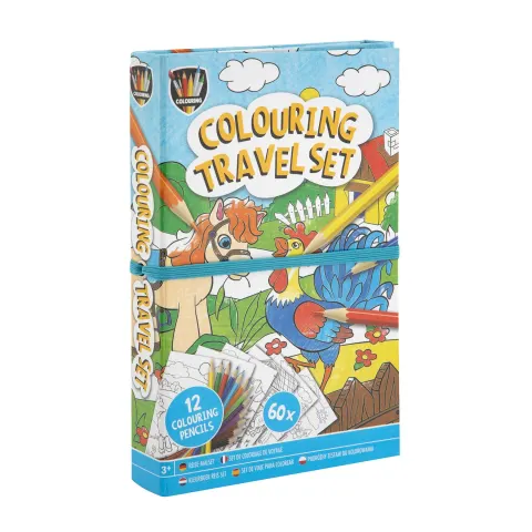 Moxy Set de colorat Animale, ediție de călătorie