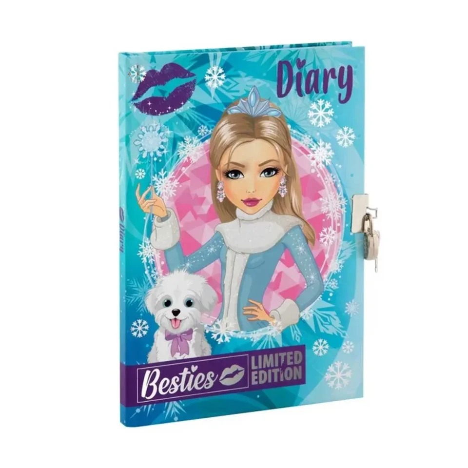 Moxy Jurnal secret Besties, A5, cu lacăt și cheie