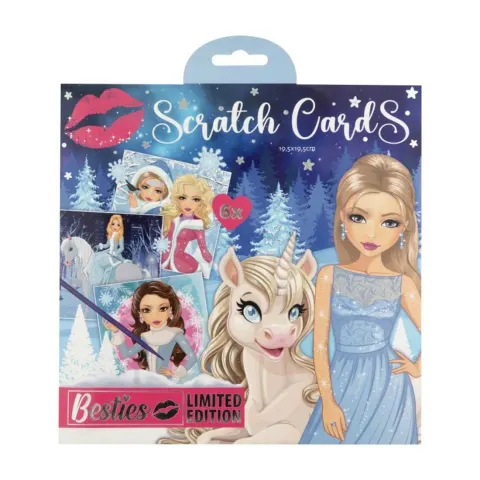 Moxy Cartonașe de răzuit Besties, 6 bucăți
