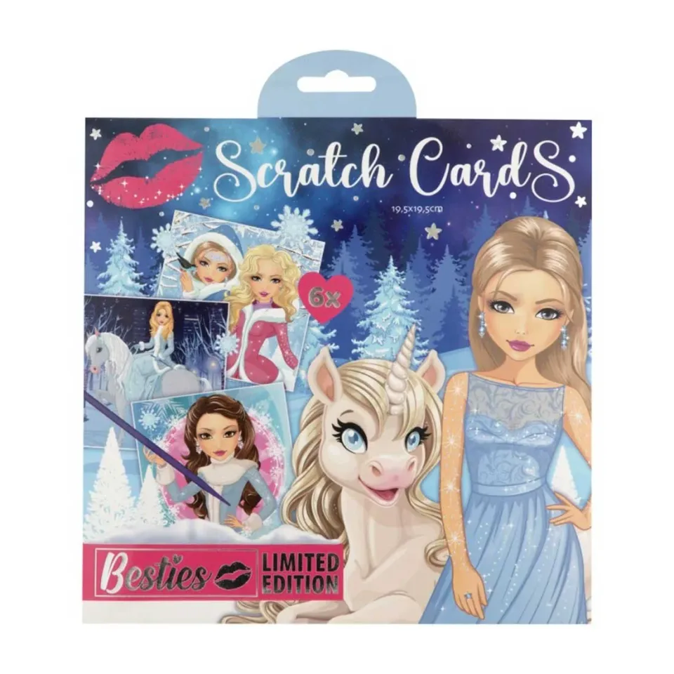 Moxy Cartonașe de răzuit Besties, 6 bucăți