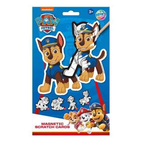 Moxy Magneți cu răzuire Paw Patrol, 10 bucăți