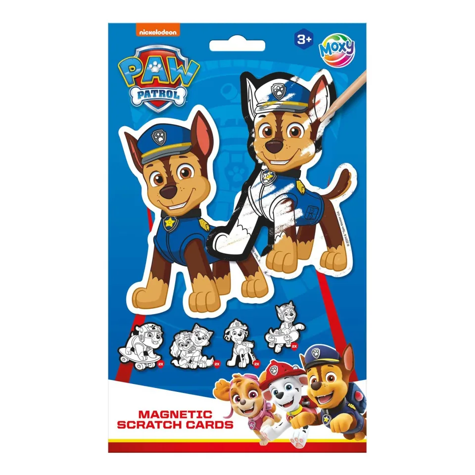 Moxy Magneți cu răzuire Paw Patrol, 10 bucăți