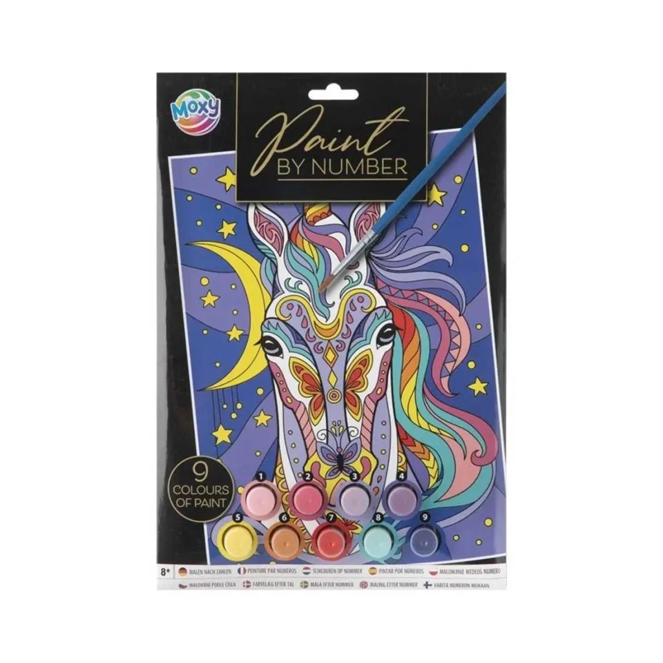Moxy Pictură după numere Unicorn, A4