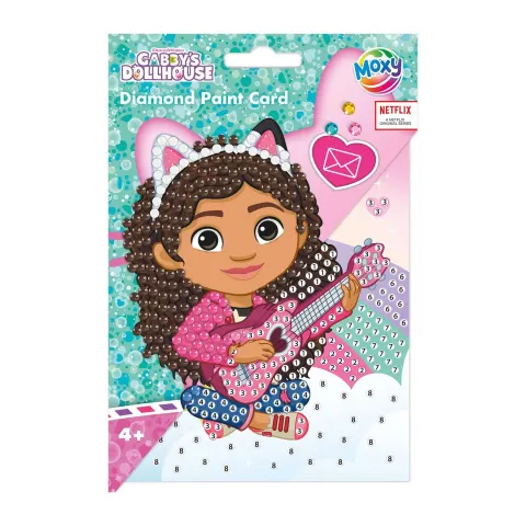 Moxy Cartonaș cu mărgele Gabby’s Dollhouse, cu plic inclus