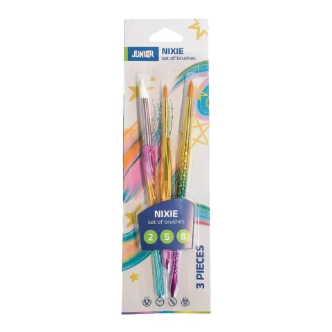 Set de pensule Junior Nixie, rotunde, 3 buc.
