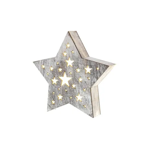 Decorațiune de Crăciun Retlux RXL 347 - Stea, mică, gri