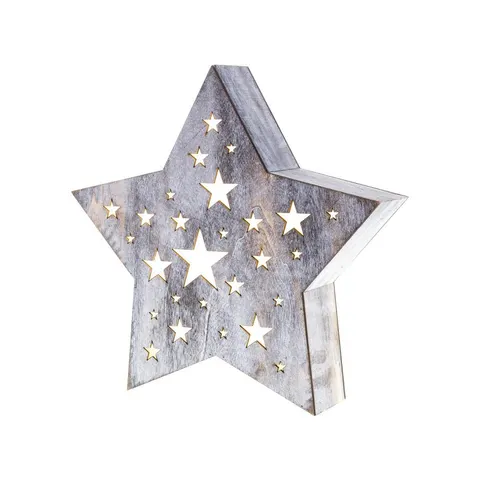 Decorațiune de Crăciun Retlux RXL 348 - Stea, mare, gri