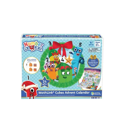 Calendar de Advent cu cuburi MathLink Numberblocks Learning Resources