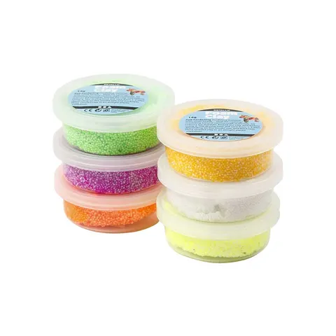 Spumă de modelaj Creativ Company Paște, 14 g, 6 culori