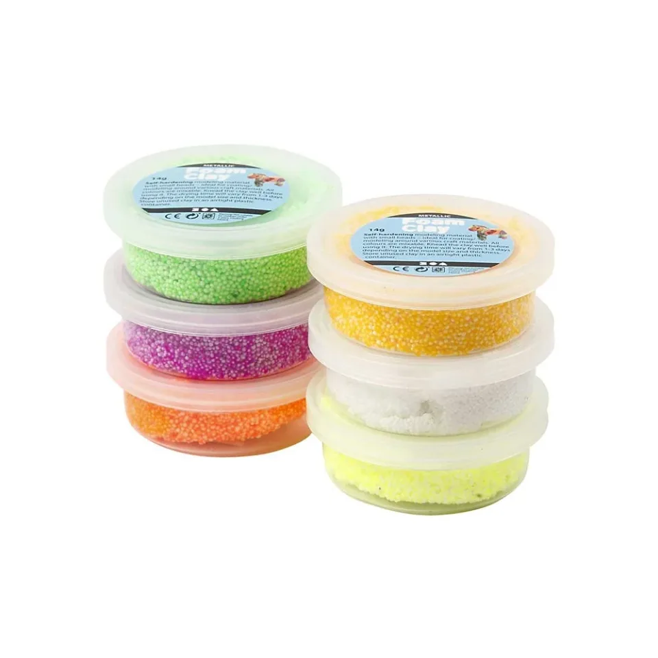 Spumă de modelaj Creativ Company Paște, 14 g, 6 culori