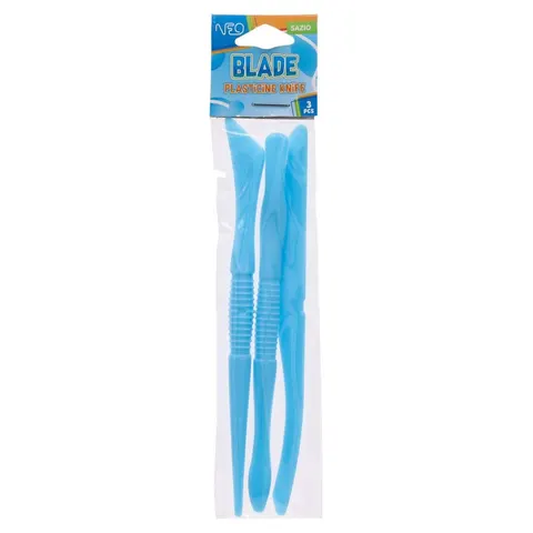 Instrumente/cuțite de modelaj Sazio Blade, plastic, 3 buc.