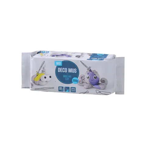 Pastă de modelaj Sazio Deco Mus, 250 g, alb
