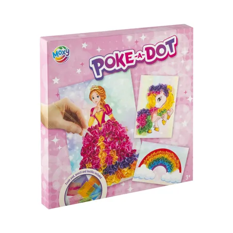 Moxy Set creativ Poke-a-Dot, pentru fete