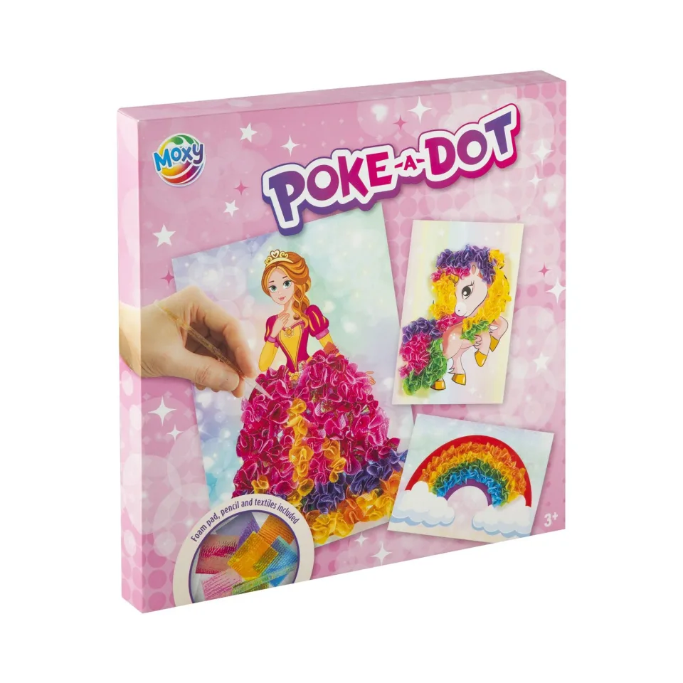 Moxy Set creativ Poke-a-Dot, pentru fete