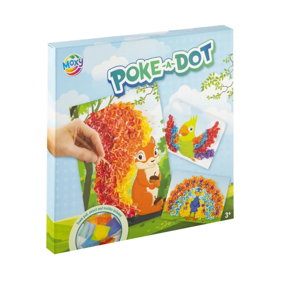 Moxy Set creativ Poke-a-Dot, animale