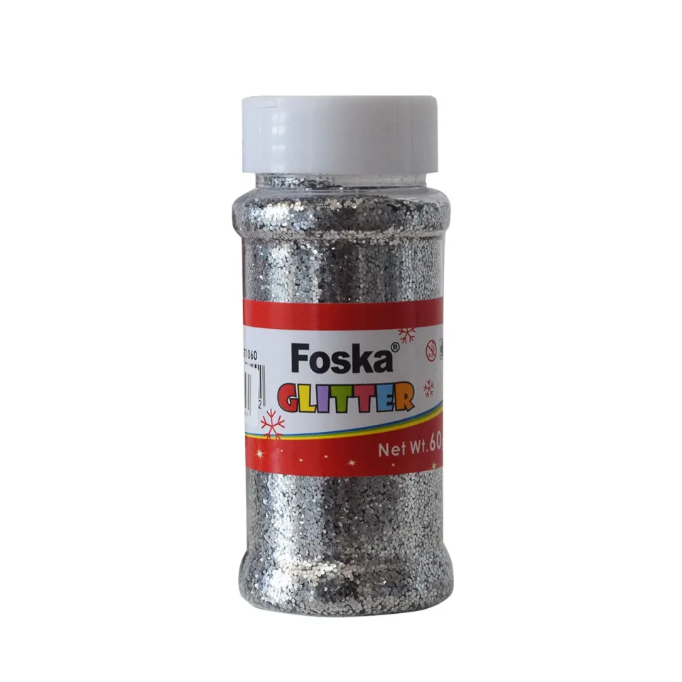 Foska Sclipici, 60 g, argintiu