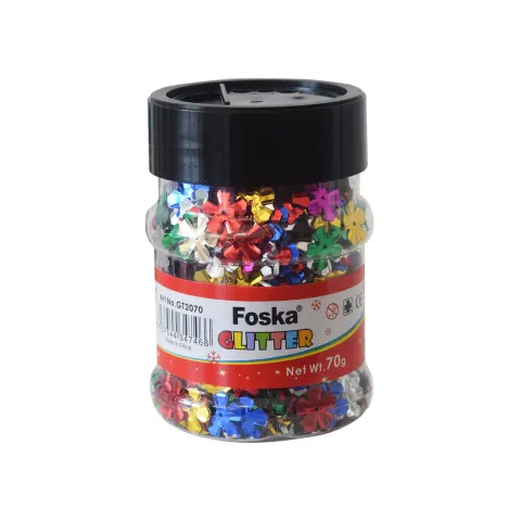 Foska Sclipici, 70 g, flori și fulgi de nea