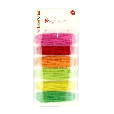 Foska Sfori decorative, cânepă, 5 m, 6 culori