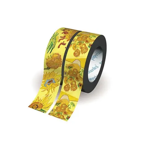 Paperblanks Bandă adezivă decorativă Van Gogh Sunflowers, 10 m, 2 buc.