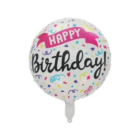 Festa Balon din folie, Happy Birthday, 45 x 53 cm