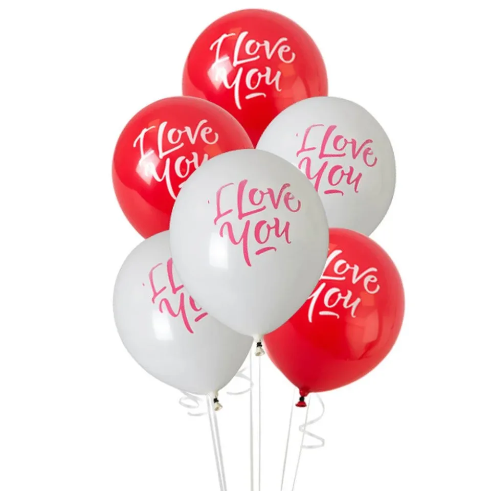 Festa Baloane, imprimeu „I love you”, 8 buc.
