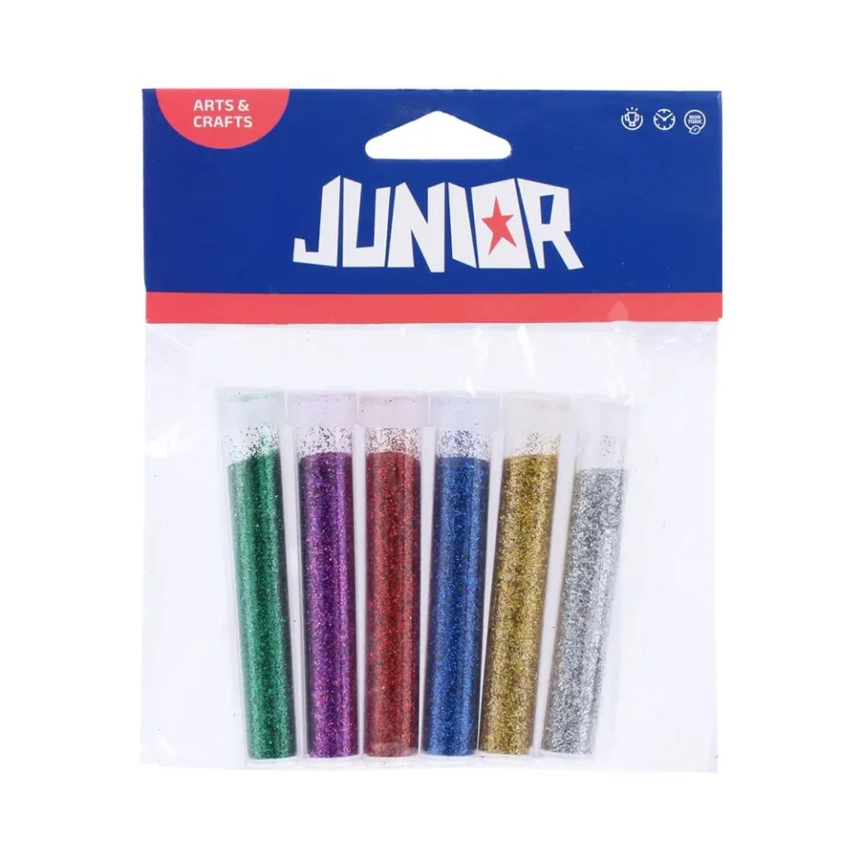 Sclipici metalic Junior, 6 buc.
