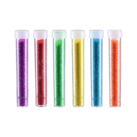 Sclipici Junior, culori neon, 6 culori
