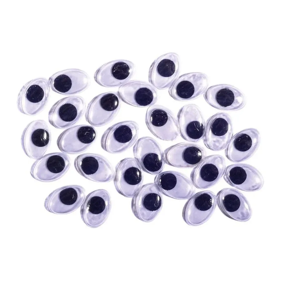 Ochi mobili Junior, ovali, 10 mm, 30 buc.