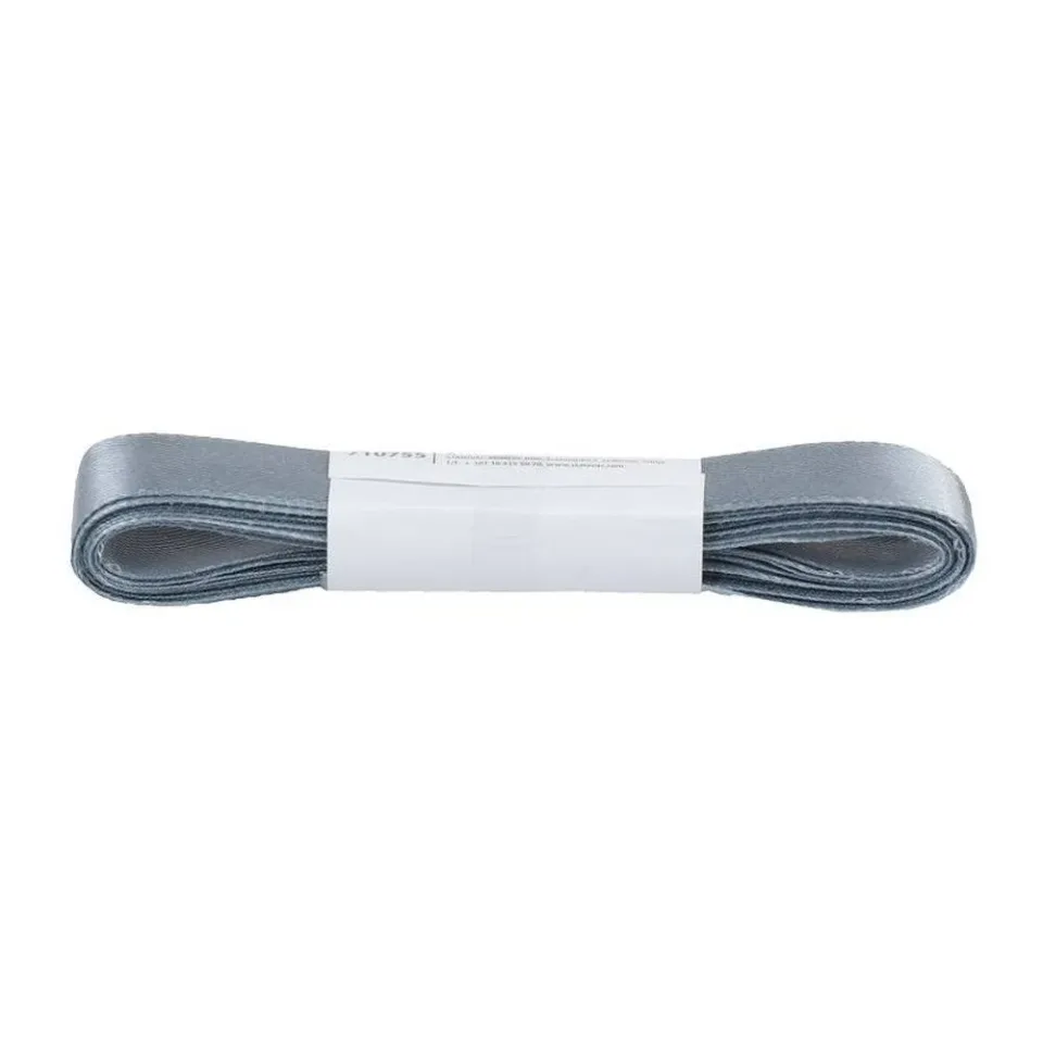 Panglică Festa Rosett, 15.9 mm, 3 m, gri