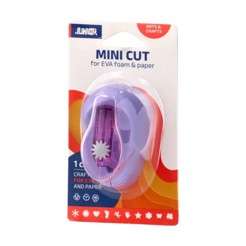 Perforator pentru hârtie Junior, soare, spumă EVA, 1 cm