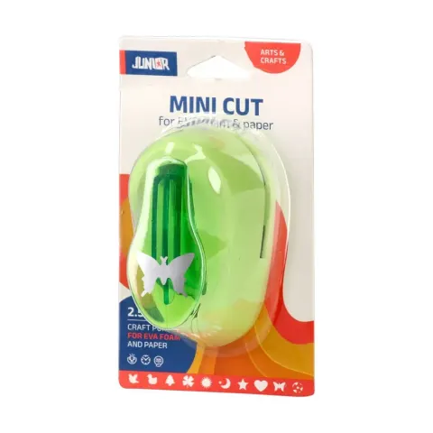 Perforator pentru hârtie Junior, fluture, spumă EVA, 2.5 cm