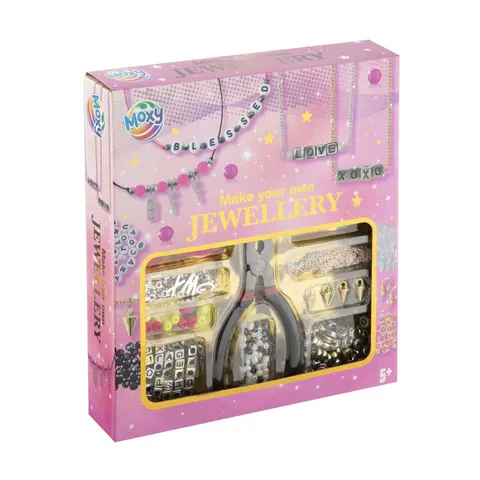 Moxy Set creație bijuterii, cu clește inclus, roz