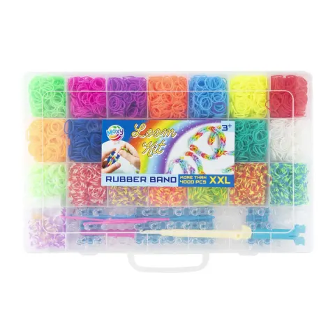 Moxy Set elastice pentru brățări, în cutie de plastic