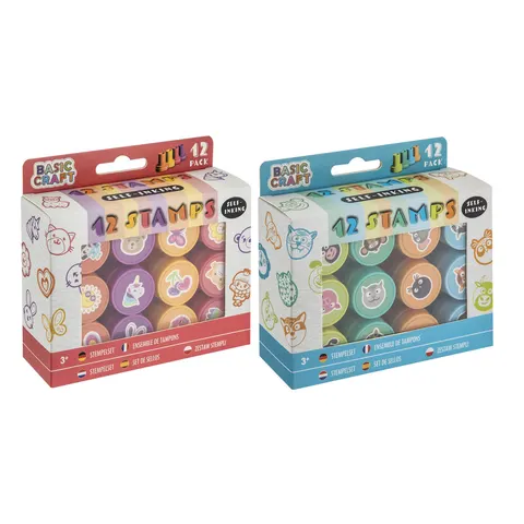 Moxy Set ștampile, 12 buc., asortat, pachet de 48