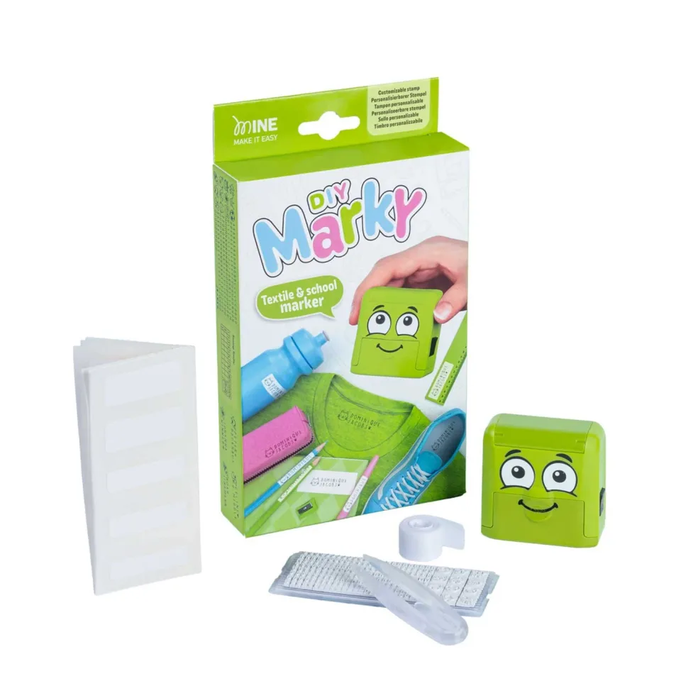 Marky Ștampilă textilă, cu set chirilic, verde