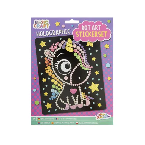 Moxy Set abțibilduri cu pictură din mărgele Unicorn