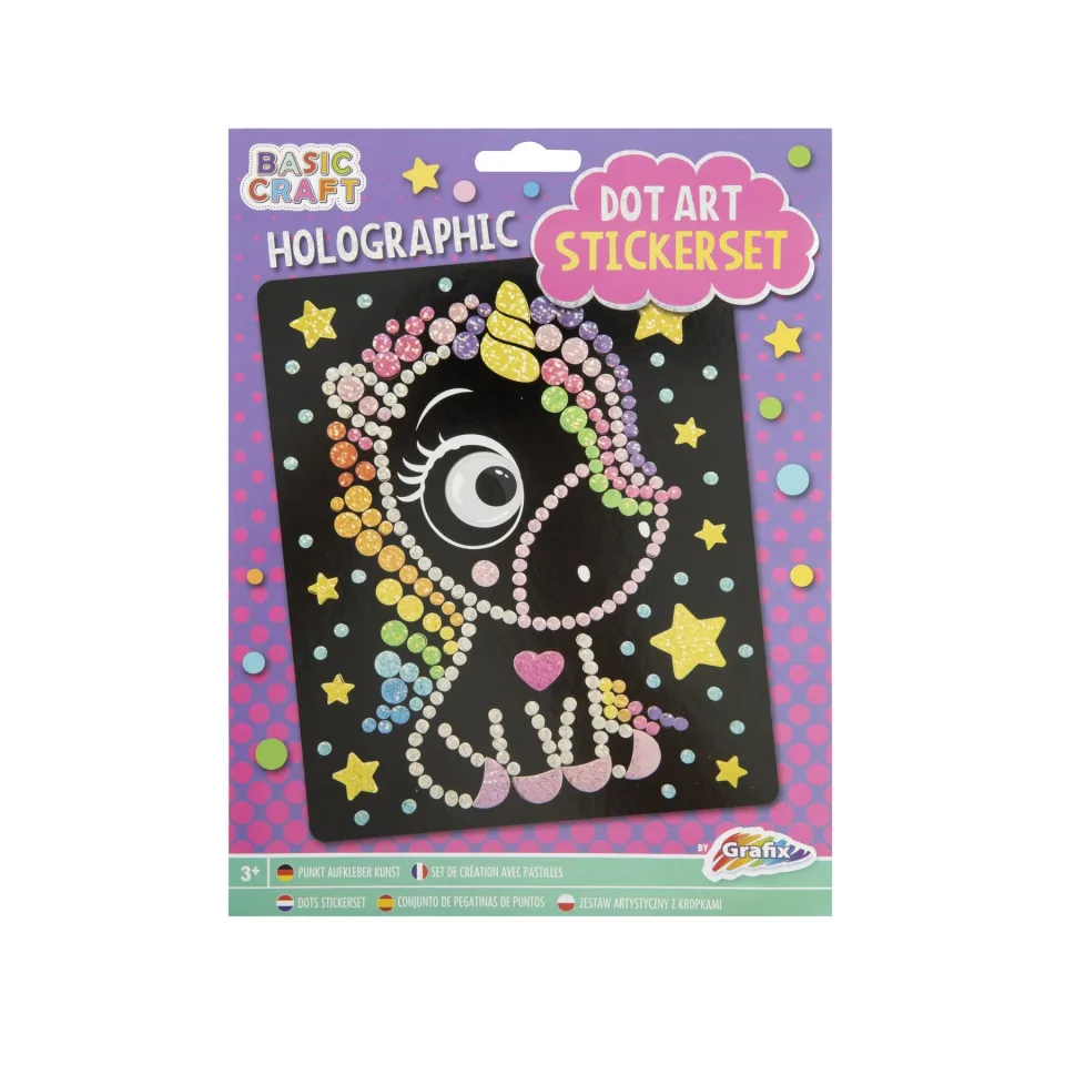 Moxy Set abțibilduri cu pictură din mărgele Unicorn
