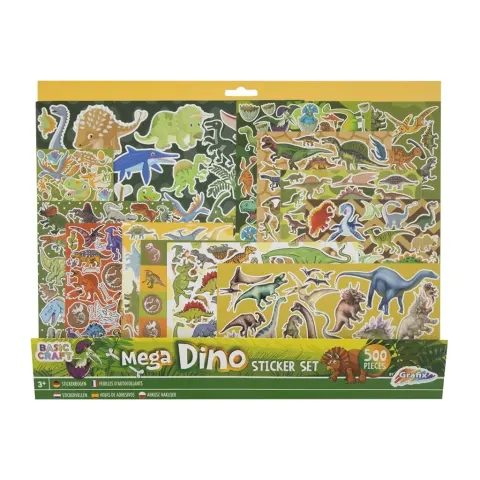 Moxy Set abțibilduri Dinozaur, 500 de bucăți