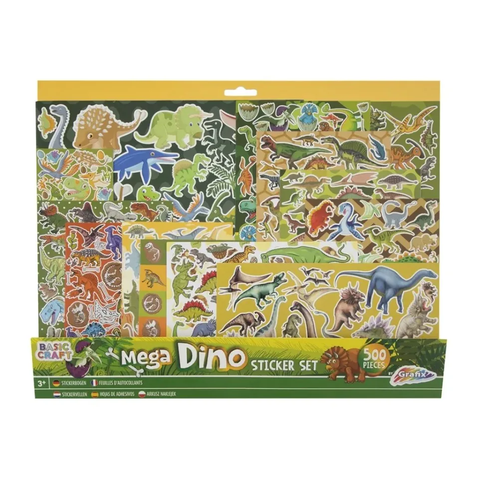 Moxy Set abțibilduri Dinozaur, 500 de bucăți
