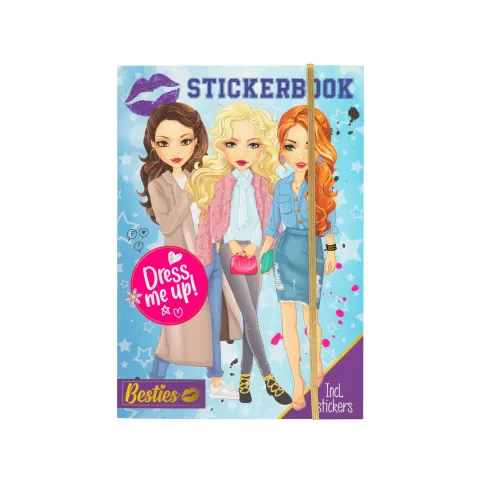 Moxy Caiet cu abțibilduri Dress Me, A4, 10 coli