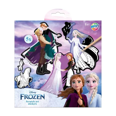 Moxy Abțibilduri răzuibile Frozen, 5 buc.