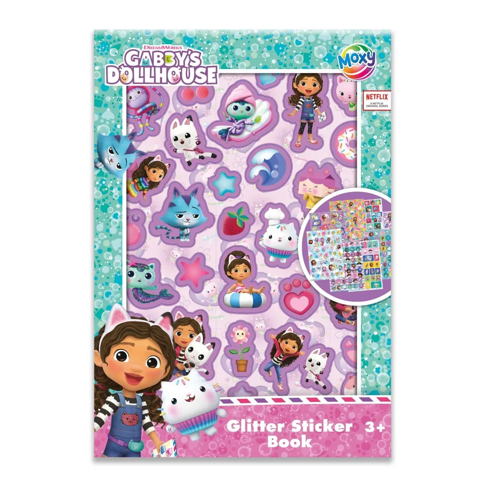 Moxy Carte cu abțibilduri Gabby's Dollhouse, A5