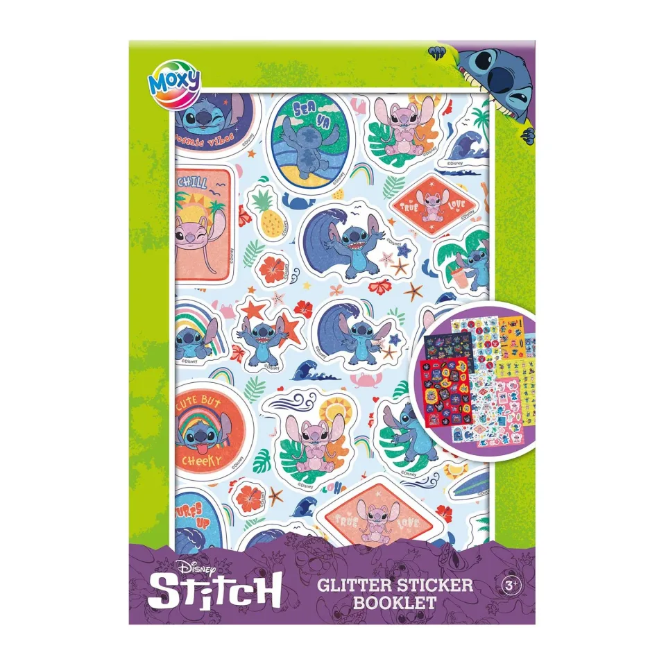 Moxy Carte cu abțibilduri Stitch, A5