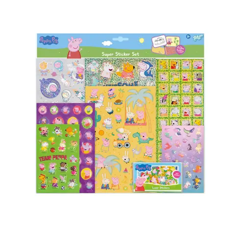 Moxy Set de abțibilduri Peppa Pig, 7 coli