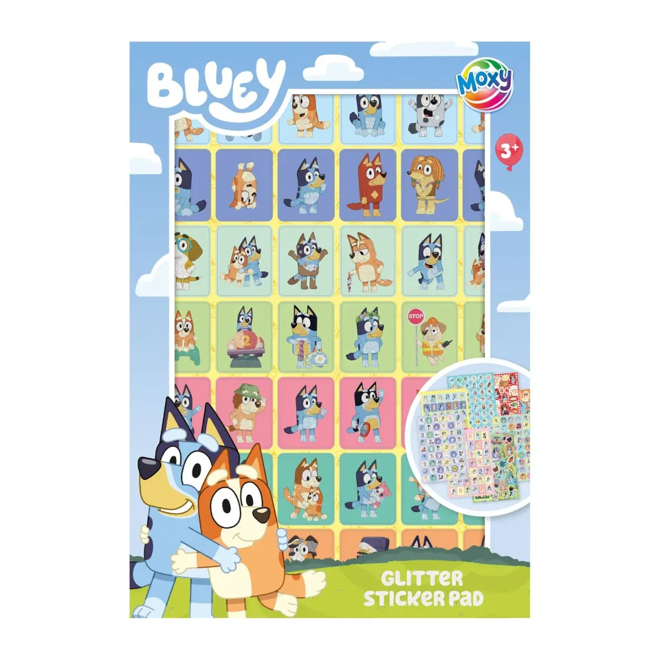Moxy Carte cu abțibilduri, A5, Bluey
