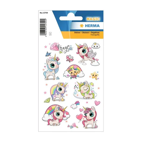 Herma Abțibilduri Unicorn, 16 buc.