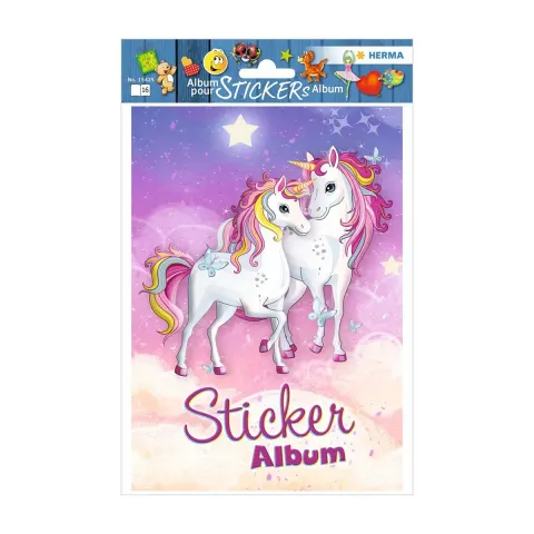 Herma Album cu abțibilduri Unicorn, 16 pagini