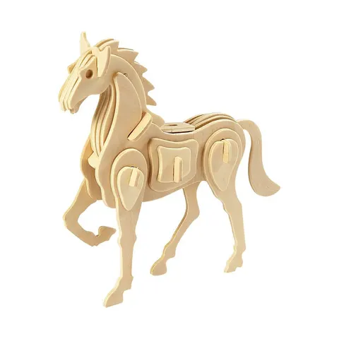 Creativ Company Cal 3D, pentru asamblare și decorare, din lemn, 18 x 4.5 x 16 cm