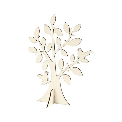 Creativ Company Figurină decorativă, din lemn, 24 x 18.4 x 0.4 cm
