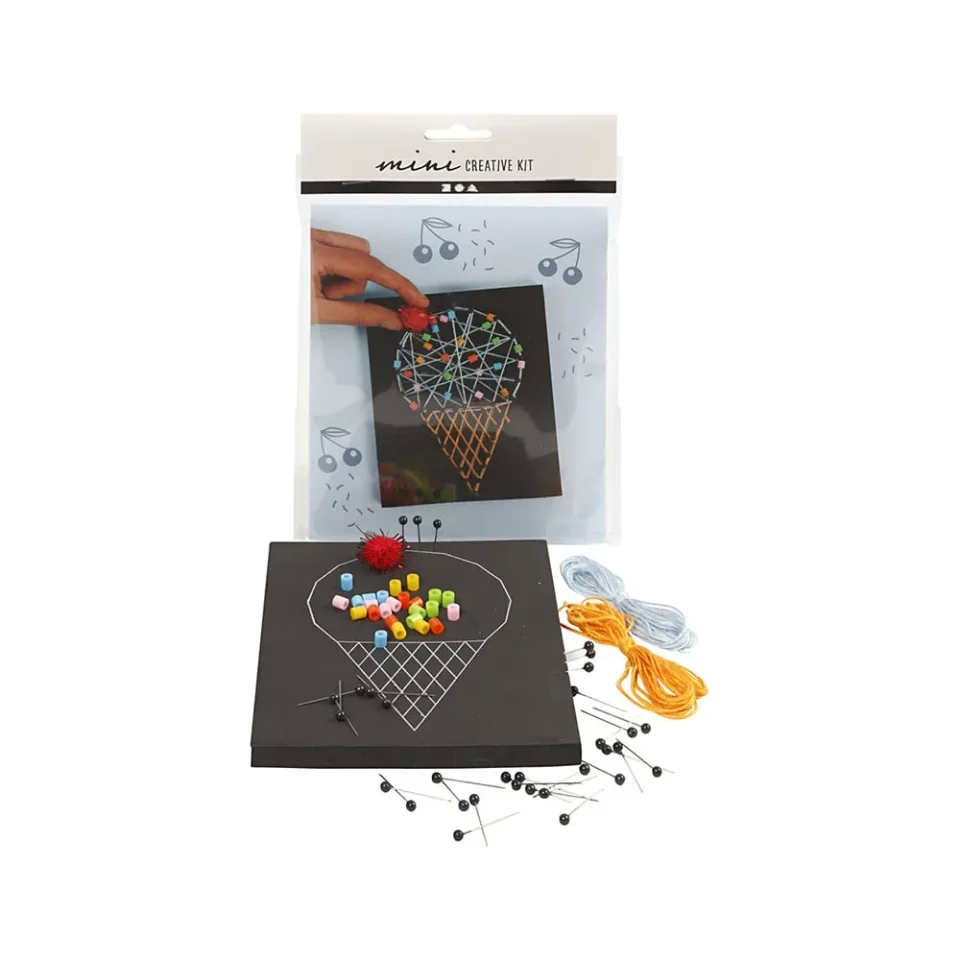 Creativ Company Set DIY de broderie Înghețată